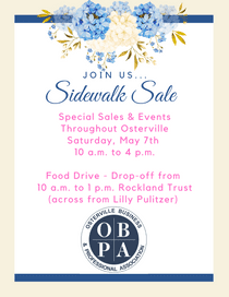 May 7: Sidewalk Sale